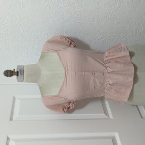 Light Pink Princess Cut Top